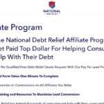 National Debt Relief Affiliates Program Review: $27.50 Per Qualified Free Debt Relief 