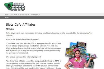 SuperAffs Affiliates Program Review: 25% - 40% Revenue Share