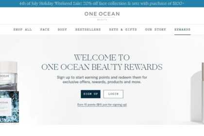 One Ocean Beauty Affiliates Program Review: 13% Commission Per sale