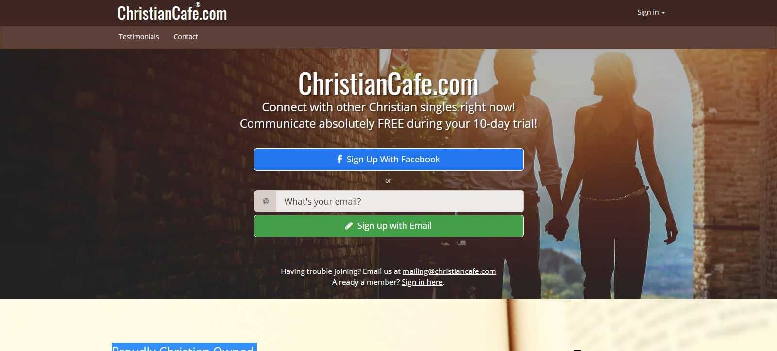 ChristianCafe Affiliates Program Review: 40% Commission on Every Sale