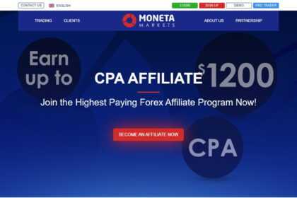 Moneta Markets Affiliates Program Review: Earn Up to $800 cpa