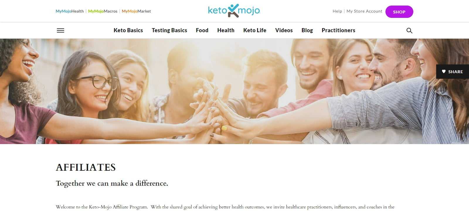 Keto-Mojo Affiliates Program Review: 5% - 15% Commission on Each sale
