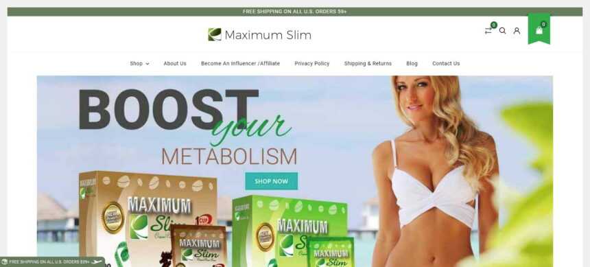 Maximum Slim Affiliates Program Review: Earn Commission up to 40% Per sale.