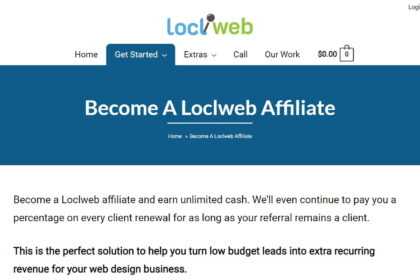 Loclweb Affiliates Program Review: 20% Recurring Commission on Each Sale