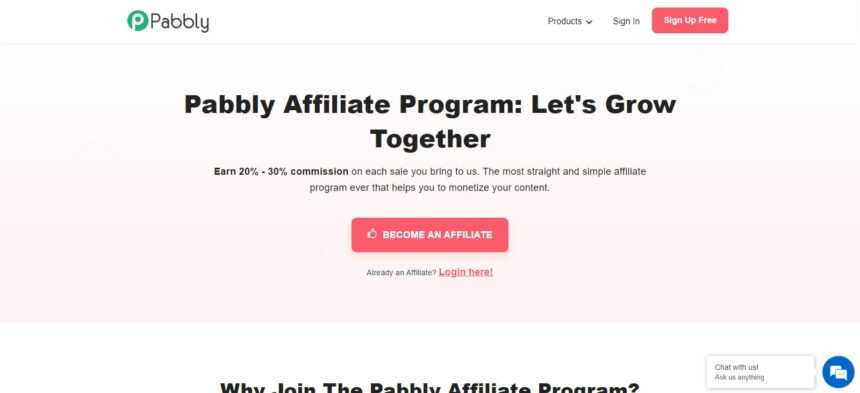 Pabbly Affiliates Program Review: 30% Lifetime Recurring Commission