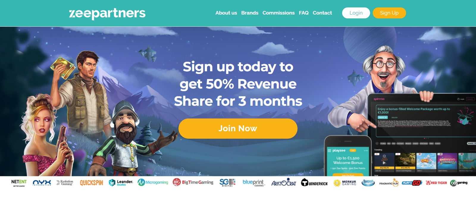 ZeePartners Affiliates Program Review: 50% Revshare for the 1st 3 months