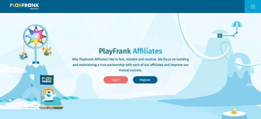 PlayFrank Affiliates Program Review: Earn Up To 25% - 45% Revshare