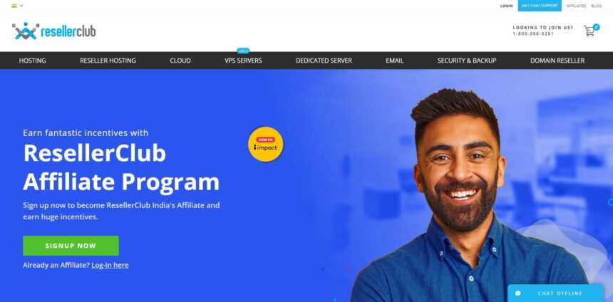 ResellerClub Affiliate Program Review: Earn Up To $30 - $125 Per Sale