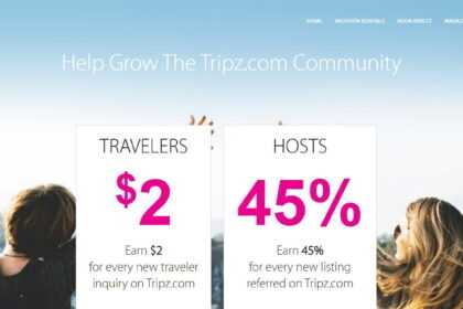 Tripz Affiliate Program Review: Earn $2 for Every New Traveler Inquiry
