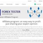 Forex Tester Affiliates Program Review: 25% Commission on Each Sale
