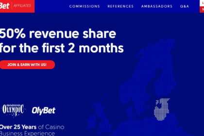 OlyBet Affiliates Program Review: 50% revshare for the First 2 Months