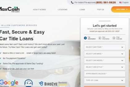 MaxCash Title Loans Affiliates Program Review: 5% - 10% of The Funded Loan Amount