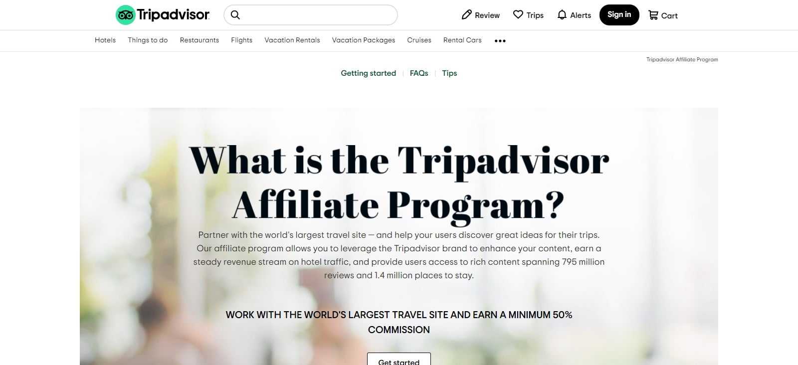 TripAdvisor Affiliates Program Review: Earn Up To 50% - 80% Commission