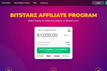 BitStarz Affiliates Program Review: 25% - 40% Revenue Share