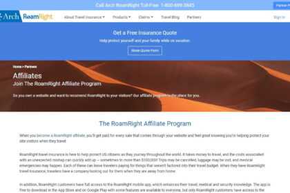 Arch RoamRight Affiliates Program Review: 15% Commission for Each Sale
