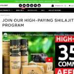 Natural Shilajit Affiliates Program Review: 35% - 40% Commission for Each Sale