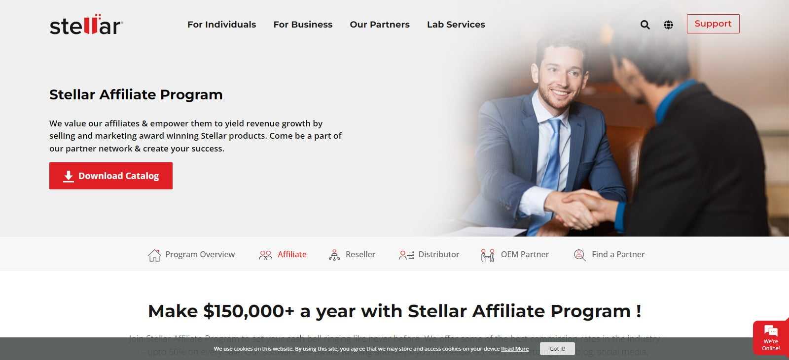 Stellar Data Recovery Affiliates Program Review: Earn Up 25% - 45% Revshare