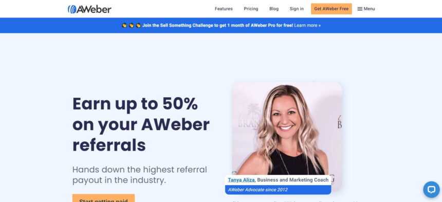 AWeber Affiliates Program Review: 30% recurring Commission