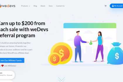 WeDevs Affiliates Program Review: Earn Up 20% Commission