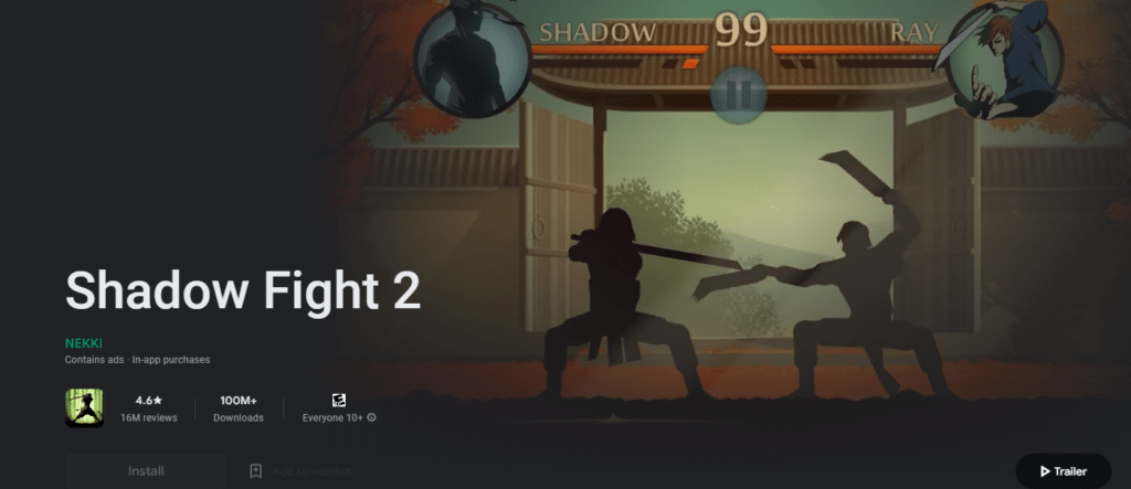 Shadow Fight 2 (Best Mobile Ninja Games)