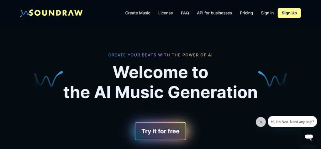 Soundraw (Best Ai Tools For Facebook)