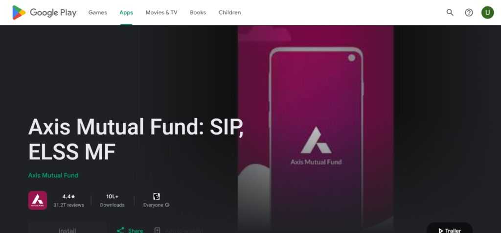 Axis Mutual Fund (Best Mutual Fund App)