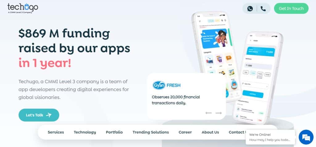 Techugo (Best App Development Company In Noida)