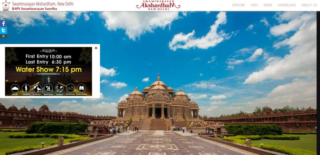 Akshardham (Best Places To Visit in Delhi)
