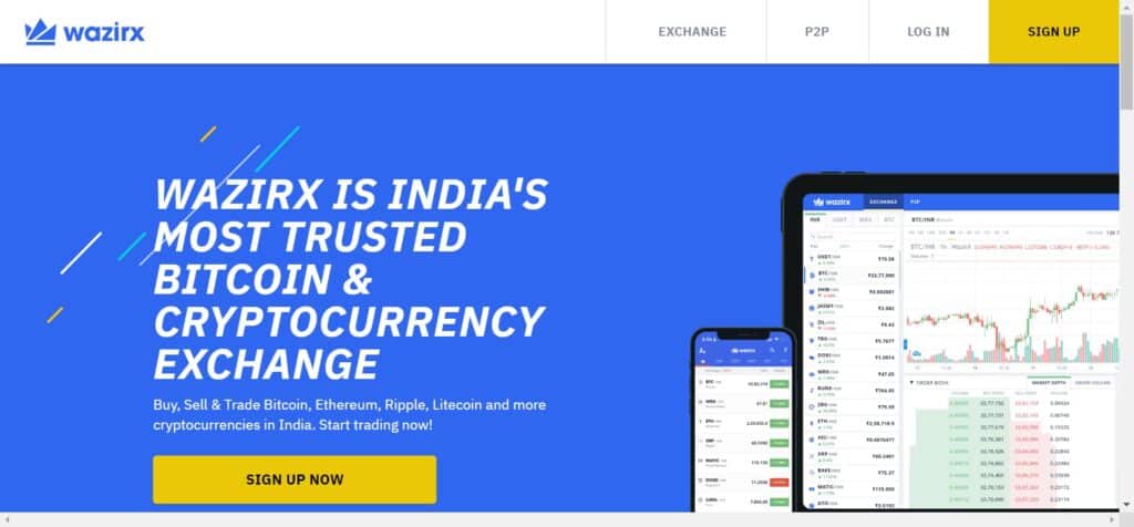 WazirX (Best App For Crypto Trading In India)
