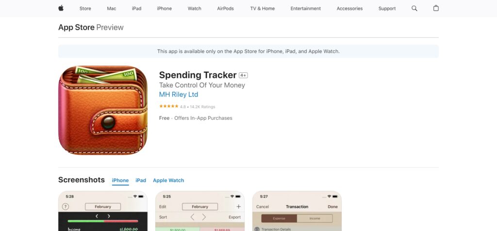 Spending Tracker (Best App To Track Money Spent)