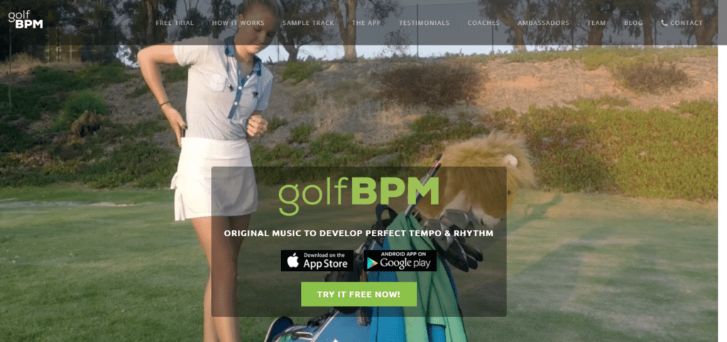 Golf BPM Tempo Swing Track