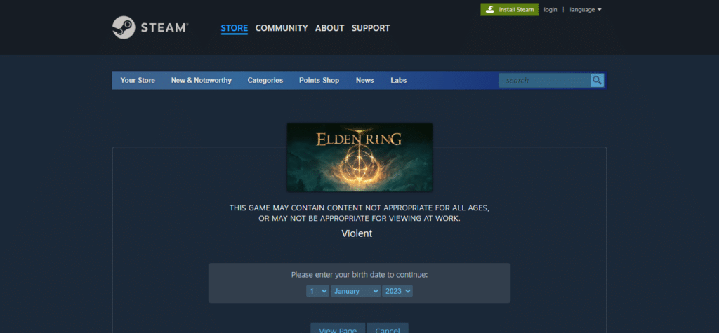 Elden Ring (Best Steam Deck Games)