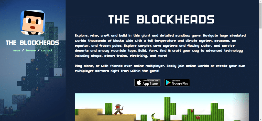 The Blockheads (Best Game In Play Store)