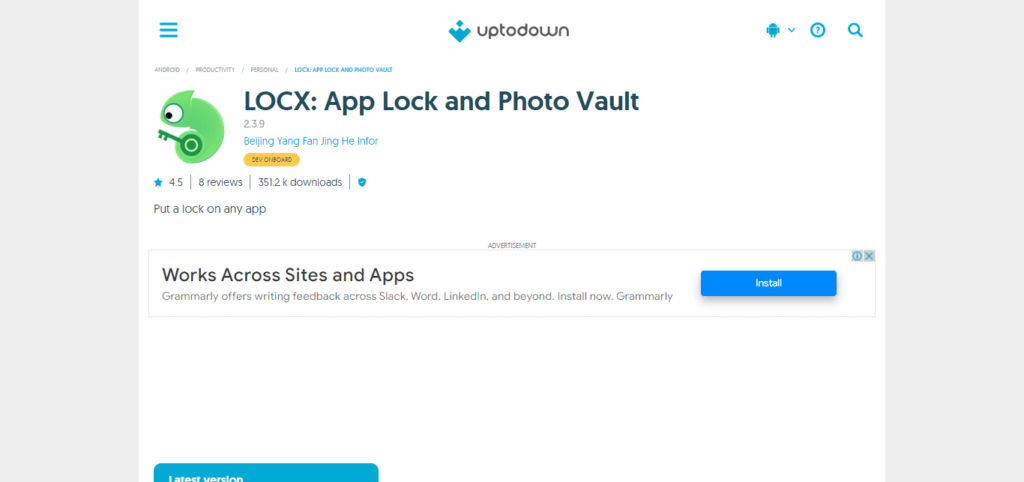LOCX App Lock (Best App Lock For Android)