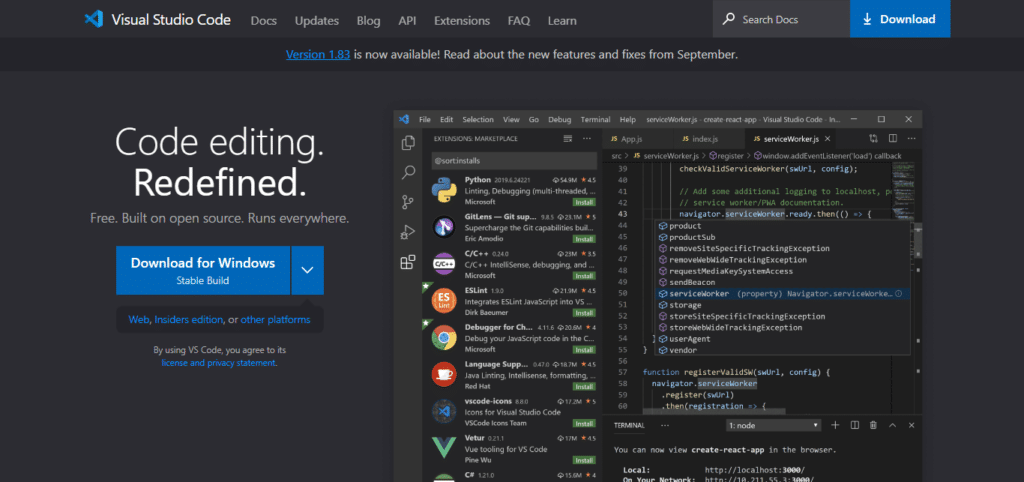 Visual Studio Code (Best Software For Coding)