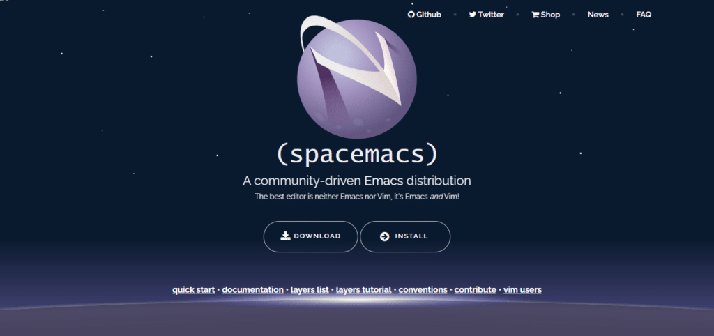 Spacemacs (Best Software For Coding)