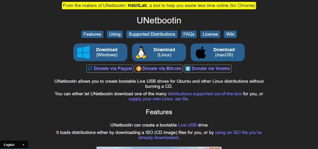 UNetBootin (Best Software For Usb Bootable)