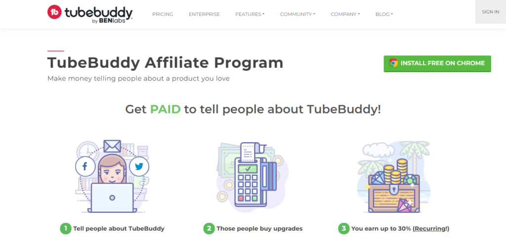 Tubebuddy (Best Affiliate Program In India)