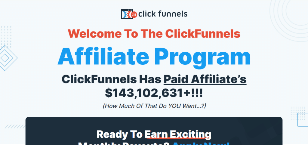 Clickfunnel (Best Affiliate Program In India)