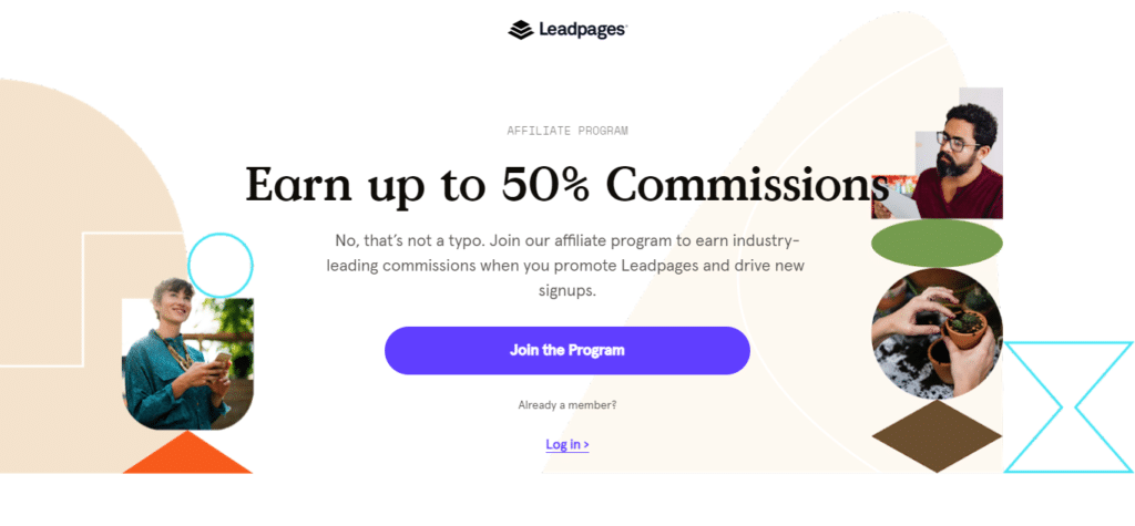 Leadpages (Best Affiliate Program In USA)