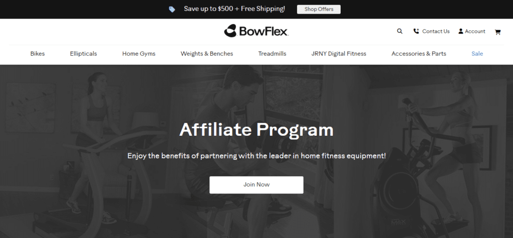 Bowflex (Best Affiliate Program In USA)
