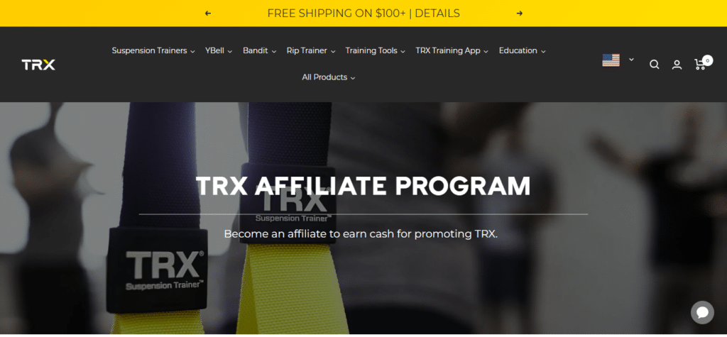 TRX Training (Best Affiliate Program In USA)