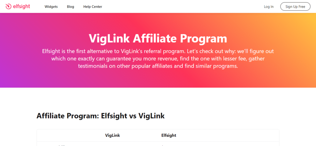 VigLink (Best Affiliate Programs in United Kingdom)
