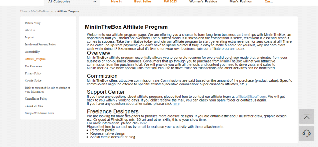 MiniInTheBox Affiliate Program (Best Affiliate Program In Germany)
