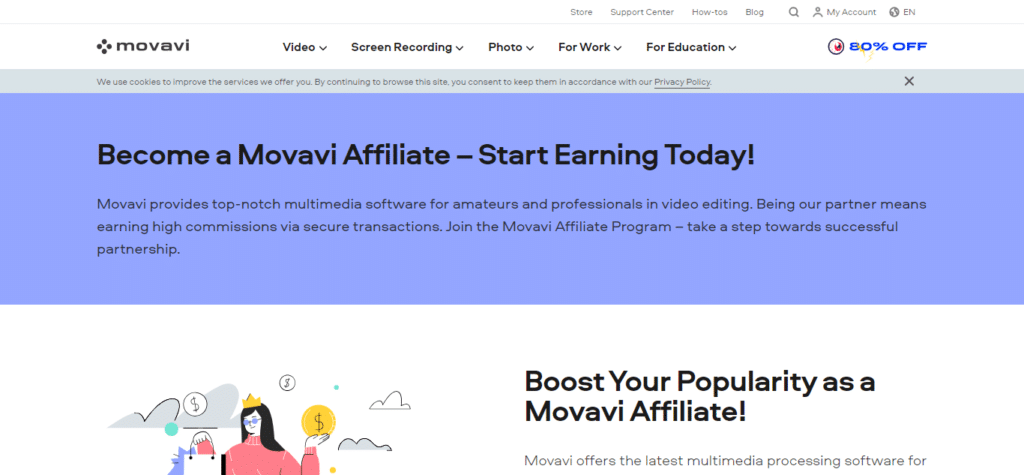 Movavi Affiliate Program (Best Affiliate Program In Germany)