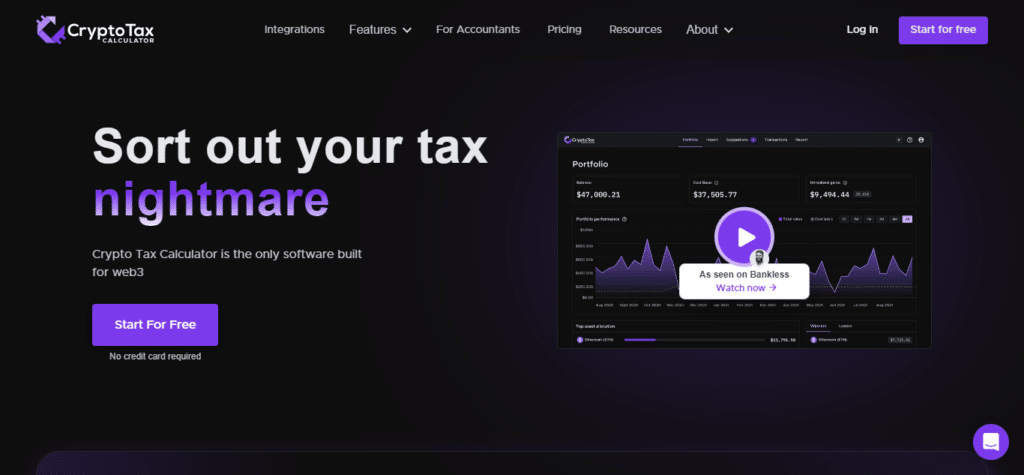 CryptoTaxCalculator (Best Crypto Tax Software)