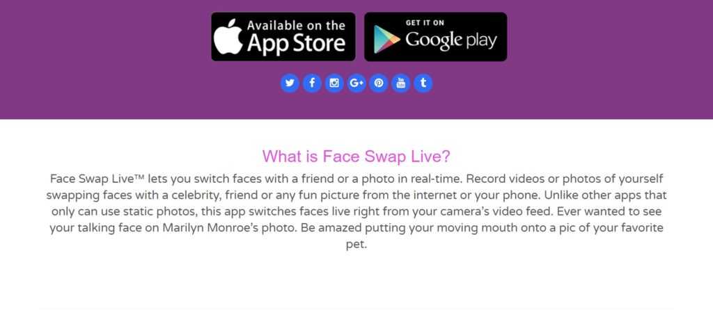 Face Swap Live (Best Free AI Face Swappers)