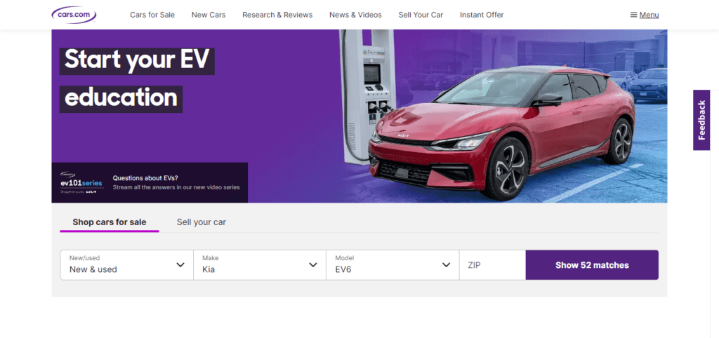 Cars.com (Best Car App)