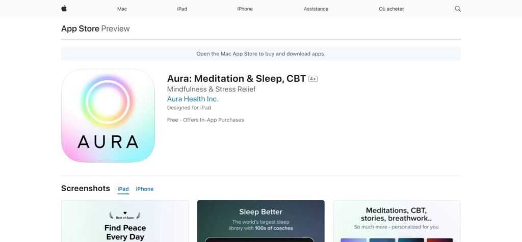 Aura (Best AI Apps For Iphone)