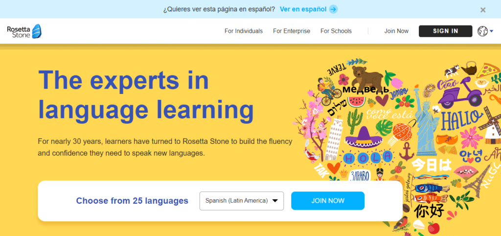 Rosetta Stone (Best App To Learn A Language)